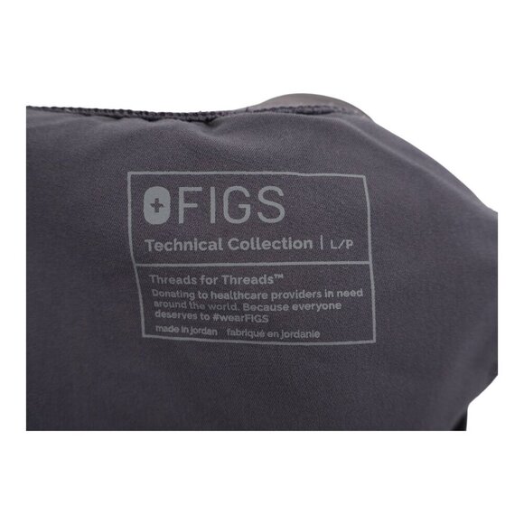 Figs Scrub Pants Kade Cargo Bottoms Utility Nursing Medical Large Petite Gray - Picture 8 of 8